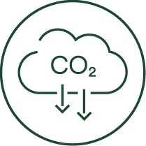 CO2 retention